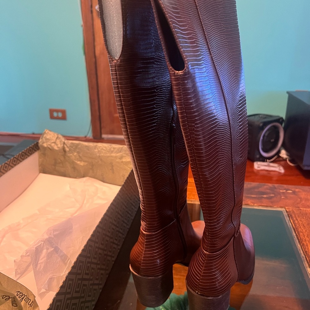 Brown Boots Charles By Charles David Brand New. N… - image 1